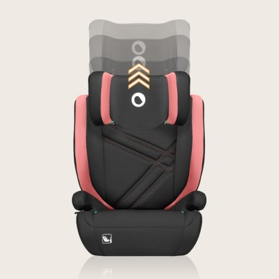 LIONELO Bilbarnstol Hugo i-Size (100-150 cm) Pink Baby