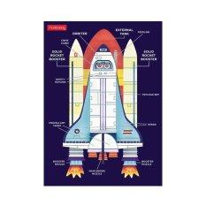 Mudpuppy Puzzle Raketoplan 48 komada