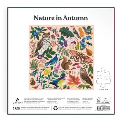 Puzzle Galison Natureza Outonal 500 peças