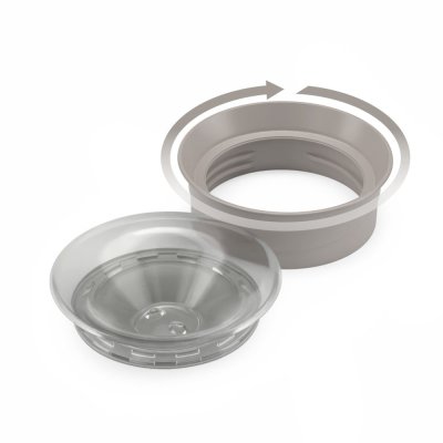 CHICCO Cană 360 Perfect X cu mânere gri, 12m+