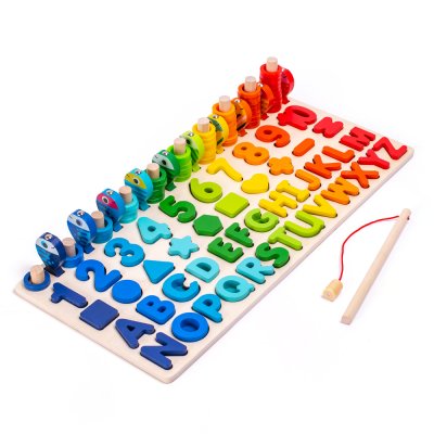 2Kids Toys Multifunkcijska tabla vstavljanka 5v1