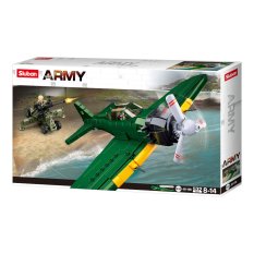 Sluban WWII M38-B1108 Lovsko letalo Mitsubishi A6M Zero