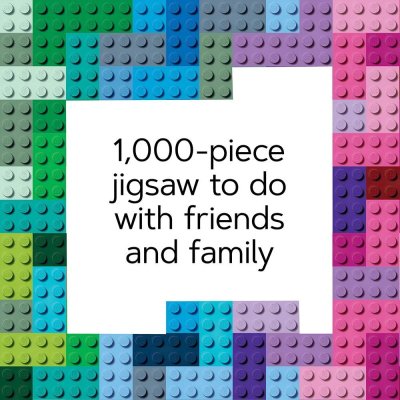 Chronicle Books Puzzle LEGO® cubos do arco-íris 1000 peças