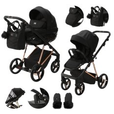 ADAMEX Wózek wielofunkcyjny Quantum Special Edition Black/Rosegold