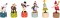 small foot Wooden christmas push-up figure 1 pc