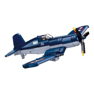 Sluban WWII M38-B1109 Avion de chasse américain F4U Corsair