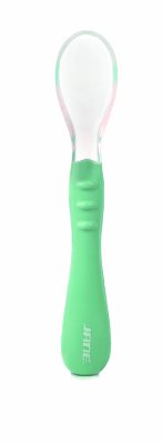 JANÉ Set of 3 silicone spoons Mint