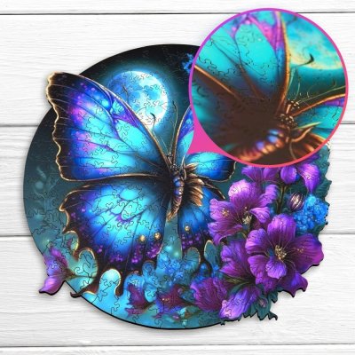 EscapeWelt Puzzle de Madeira Borboleta 300 peças