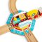 Bigjigs Rail Drehscheibe mit Teeblatt-Motiv