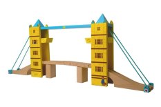 small foot bridge railway track Tower Bridge Paddington