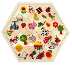 Hess Puzzle mosaïque Ferme 24 pièces