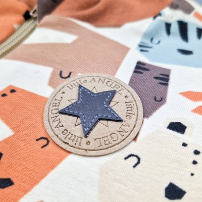 Bluza podszyta Outlast® - zwierzątka kolorowe/jasnobeżowy