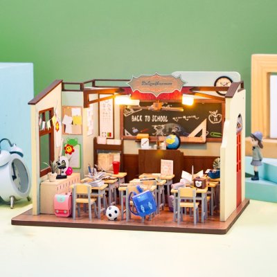 2Kids Toys Miniatyr dockhus Klassrum