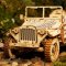 RoboTime 3D Drewniane puzzle model Wojskowy Jeep