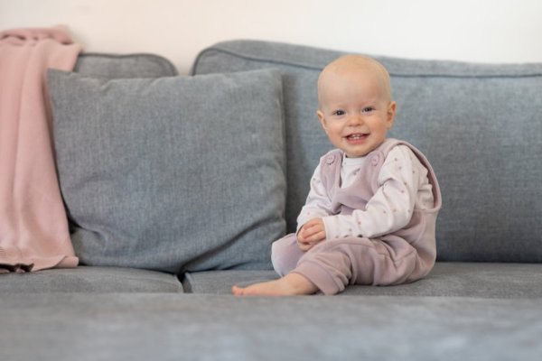 PINOKIO Broek met bretels HELLO meisje roze maat 56