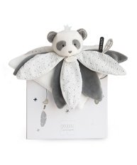 Doudou Darčeková sada - plyšová hračka na maznanie panda 26 cm
