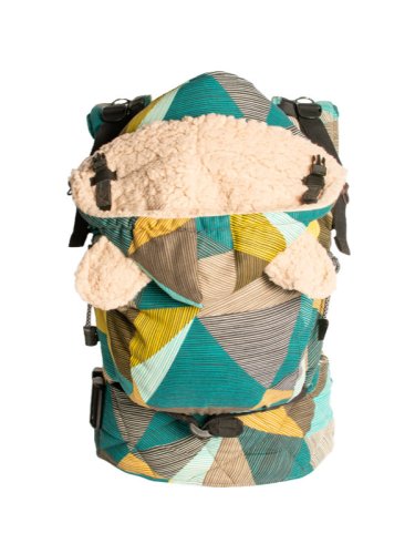 Monkey Mum® Capucha con aislamiento para portabebés - Encanto de geometría