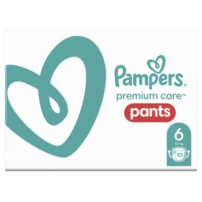 PAMPERS Premium Care Kalhotky plenkové vel. 6 (15+ kg) 93 ks