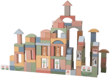 Blocs de construction - Matière - dřevo