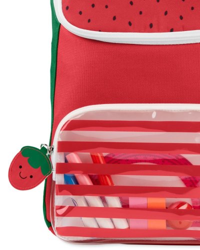SKIP HOP Spark stílusú hátizsák BIG Strawberry 3 év+