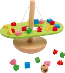 small foot Wooden Motor Skills Toy Balancing Seesaw