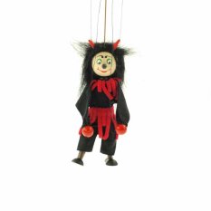 Mini-Holzpuppe - Teufel