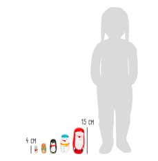 small foot Matrjoška Božič