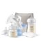 Laktator ręczny Philips AVENT, zestaw startowy + woreczki na mleko matki 180 ml, 25 szt