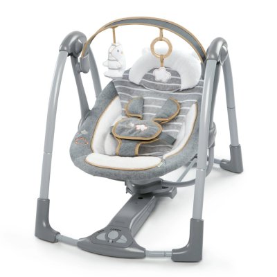 INGENUITY Baloiço Convertível de Viagem com Melodia Bella Teddy™ 0m+ até 9kg
