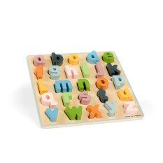 Bigjigs Toys Puzzle de Madeira Letras Minúsculas - abc