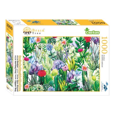 Puzzle Brain Tree Kwitnące kaktusy 1000 elementów