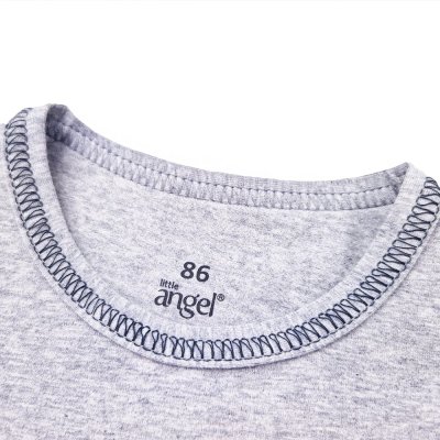 Maglietta sottile MC con immagine Outlast® - mélange grigio
