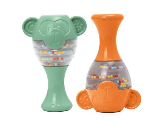 CHICCO Grzechotka Marakasy Małpka Eco+ 6m+