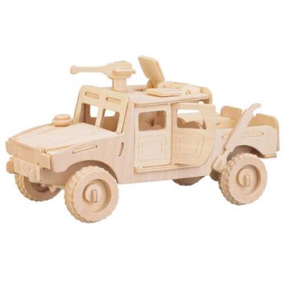 Woodcraft 3D Holzpuzzle Kampffahrzeug