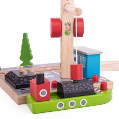 Bigjigs Rail Dźwig węglowy z żurawiem