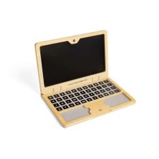 Bigjigs Toys Drewniany laptop magnetyczny