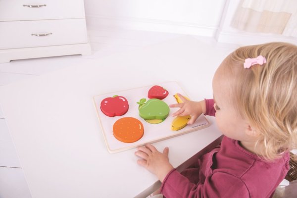 Bigjigs Toys Steckpuzzle Obst