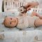 BABYONO Bambus pelene 3 kom Plavo-sive, 70x70 cm