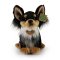 Rappa Chien Chihuahua en peluche assis 24 cm ECO-FRIENDLY