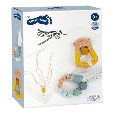 small foot Set di 3 giocattoli per neonati