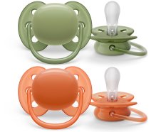 Philips AVENT Suzetă Ultrasoft Premium neutră 18m+, 2 buc