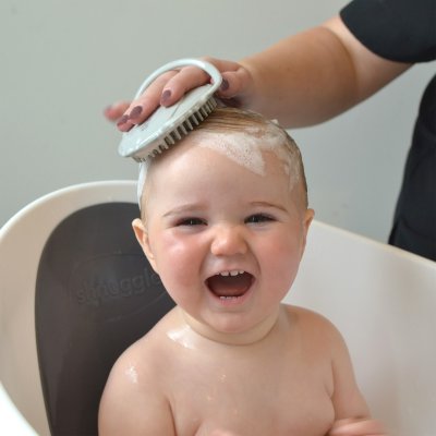 SHNUGGLE Kinderbürste Grau