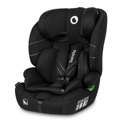 LIONELO Bilbarnstol Levi One i-Size (76-150 cm) Black Carbon