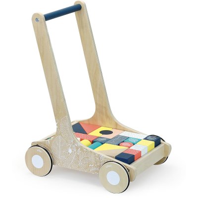 Vilac Holzwagen mit bunten Würfeln Canopée
