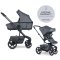 EASYWALKER Kombikinderwagen Harvey⁵ Premium 2in1 Mineral Grey LITE RWS