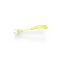 BABYONO Silicone spoon Smile yellow 6m+