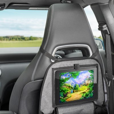Organizer na siedzenie REER z kieszenią na tablet TravelKid Entertain