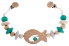 Hess Pram Chain Turquoise Fish