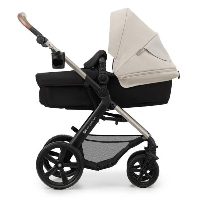 KINDERKRAFT Kombikinderwagen Moov 2 3in1 Moonlight Grey - Schaumstoffräder