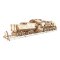 Ugears 3D Holzmechanik Puzzle V-Express Dampflokomotive 4-6-2 mit Tender